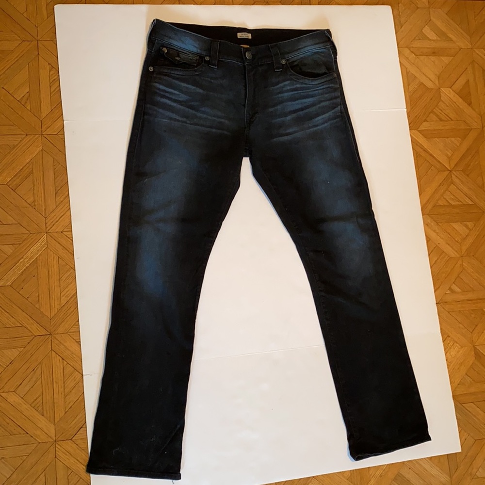 True Religion Ricky Relaxed Straight Men Size 38